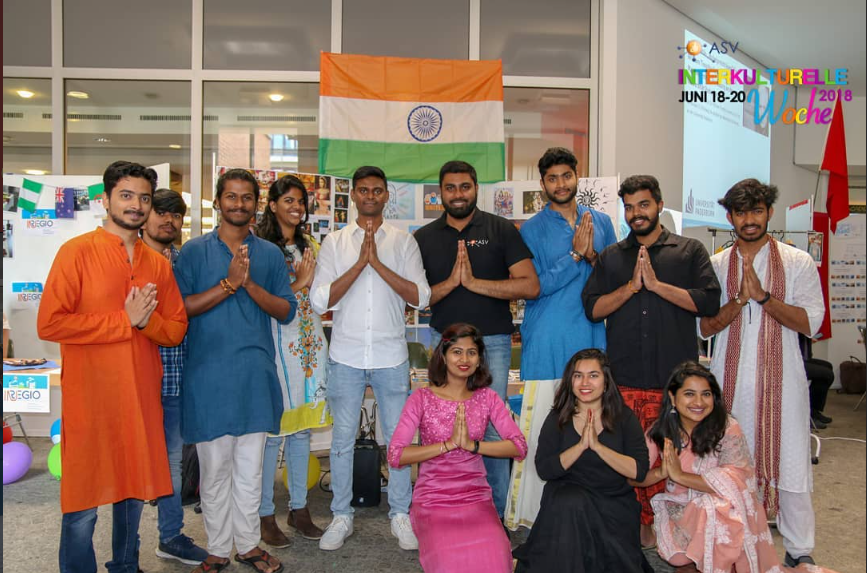 Intercultural Week 2018 India cultural stand photo