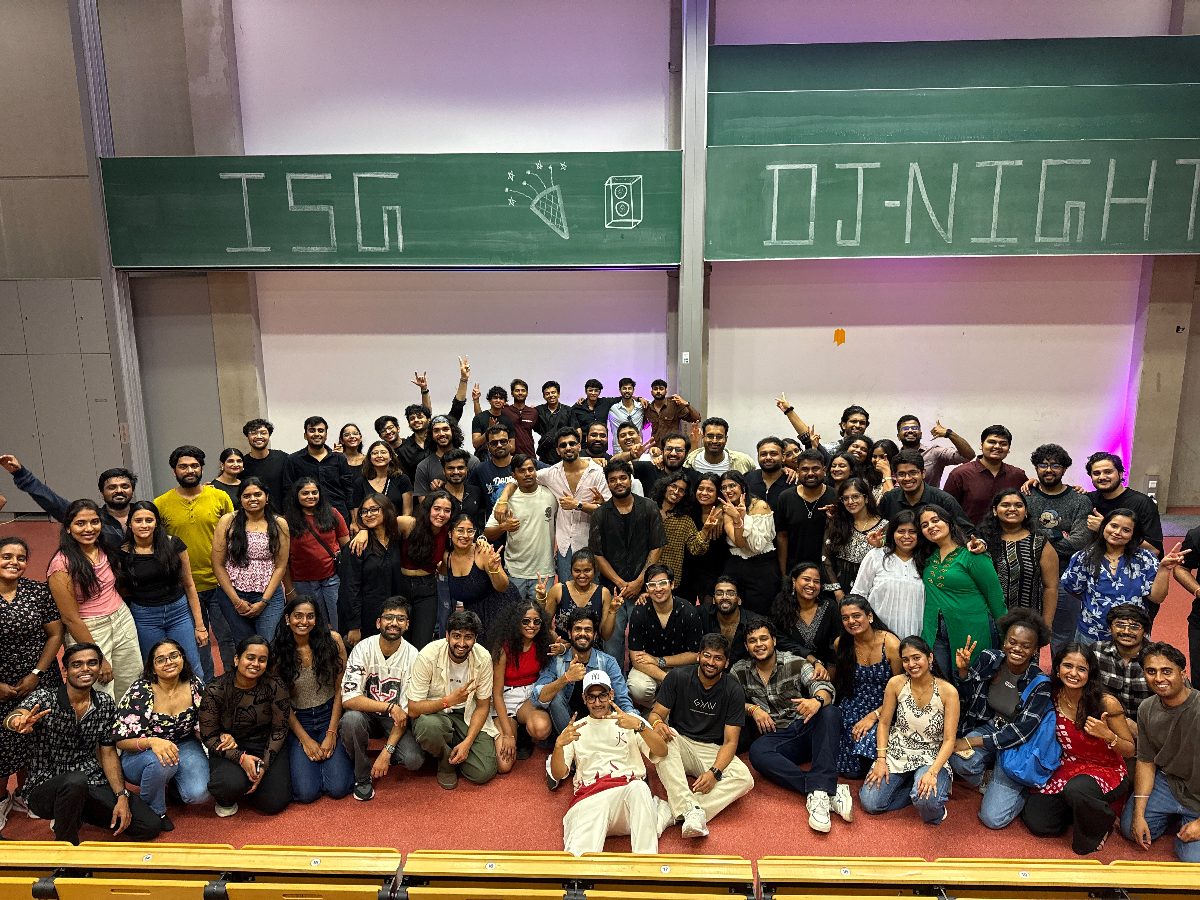 ISG Paderborn Indian DJ Night 2026 group photo